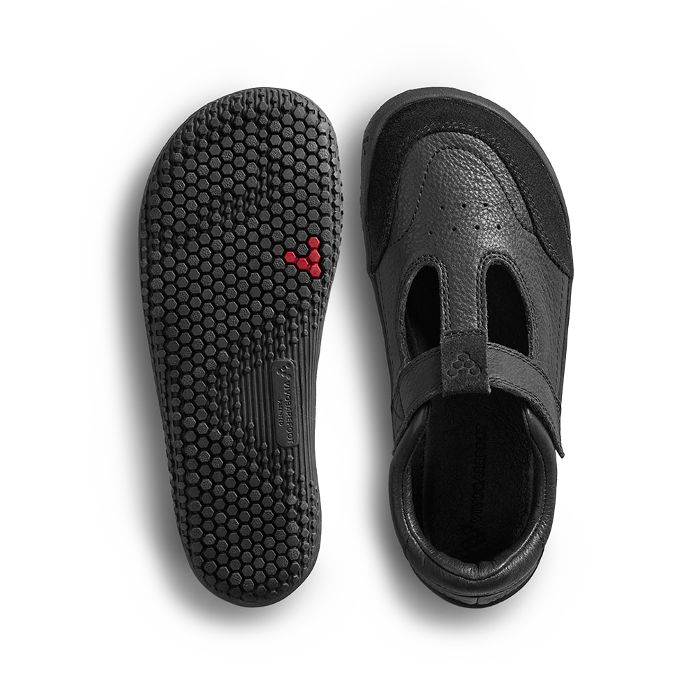 Vivobarefoot Gobi T.Bar School Preschool Obsidian