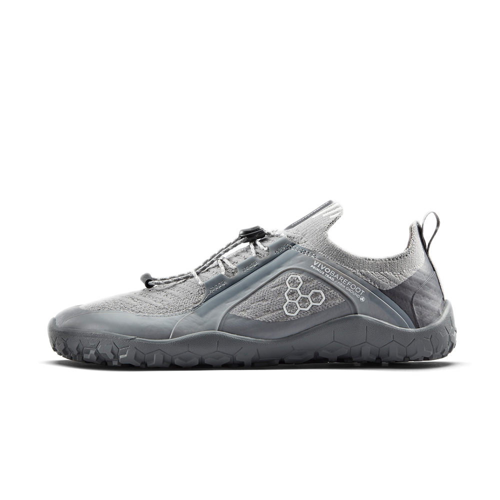 Vivobarefoot Primus Trail Knit FG Womens Ultimate Grey/Storm Cloud