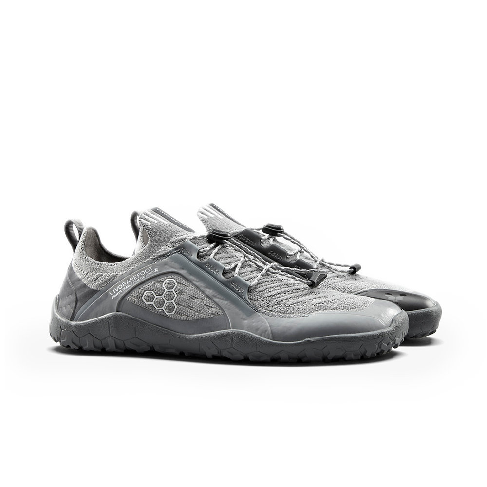 Vivobarefoot Primus Trail Knit FG Womens Ultimate Grey/Storm Cloud