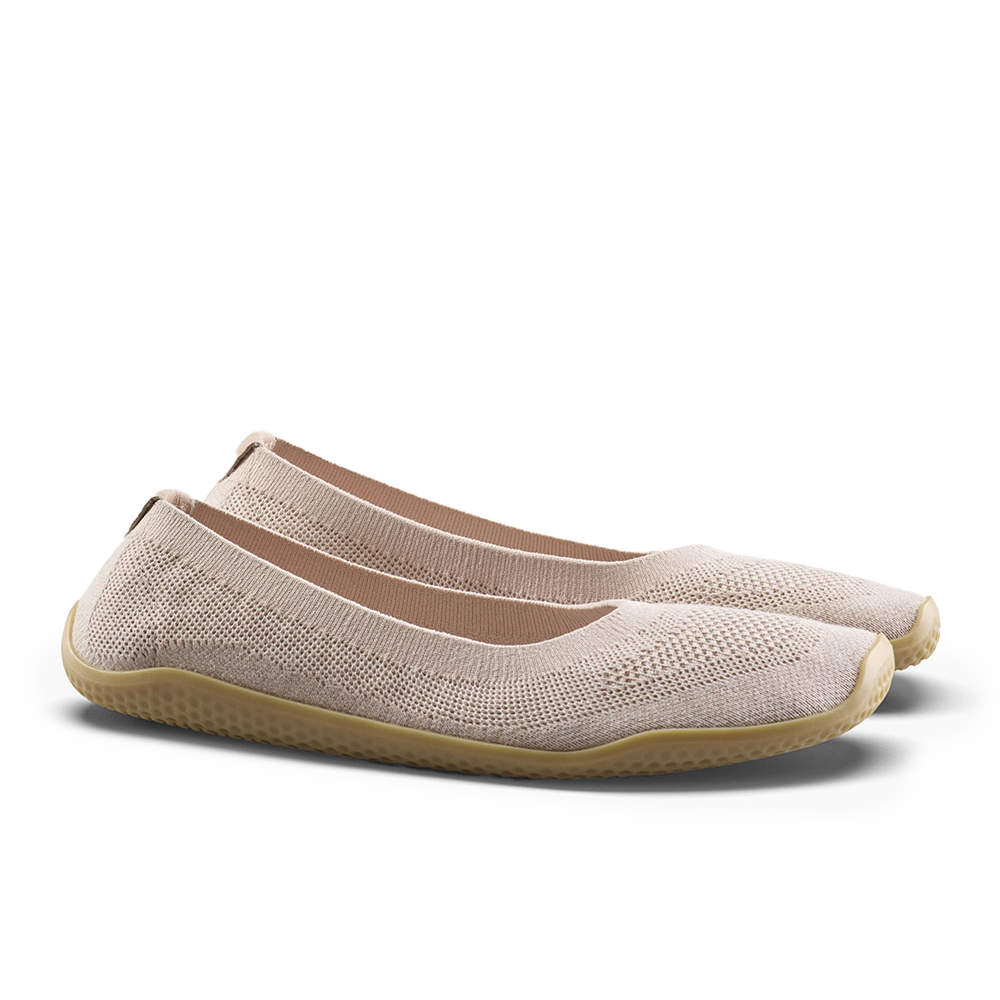 Vivobarefoot Asana Yin Ballerina Knit Womens Rose