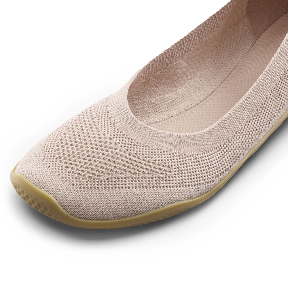 Vivobarefoot Asana Yin Ballerina Knit Womens Rose