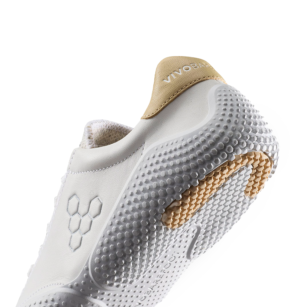 Vivobarefoot Motus Studio Sneaker Leather Mens Bright White