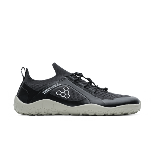 Vivobarefoot Primus Trail Knit FG Mens Obsidian/Sandstone
