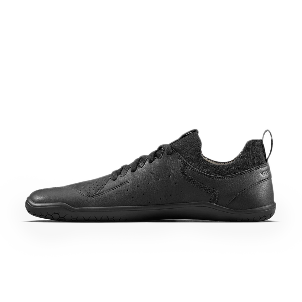 Vivobarefoot Primus Asana Leather Mens Obsidian
