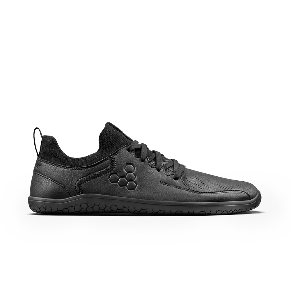 Vivobarefoot Primus Asana Leather Mens Obsidian