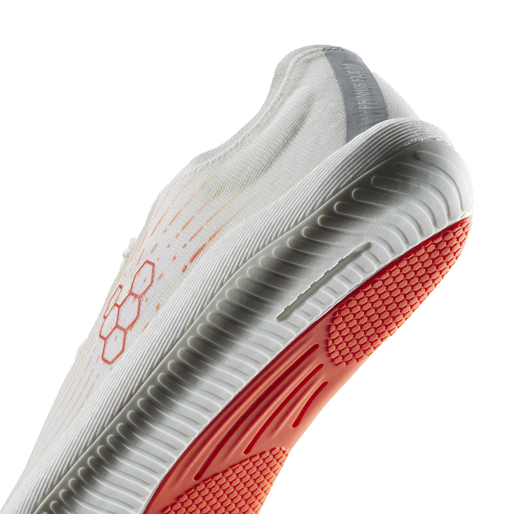Vivobarefoot Primus Flow Mens Bright White/ Neon Orange