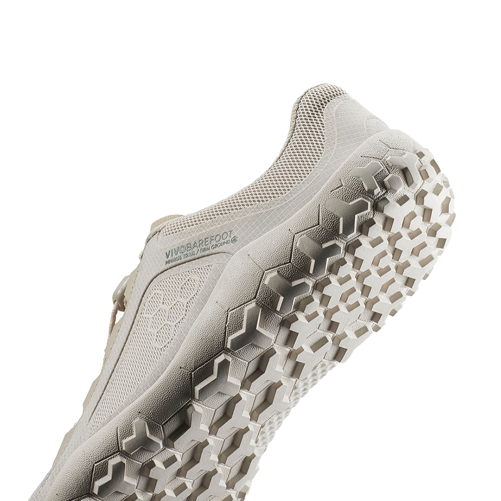 Vivobarefoot Primus Trail FG 3.5 Mens Silver Birch