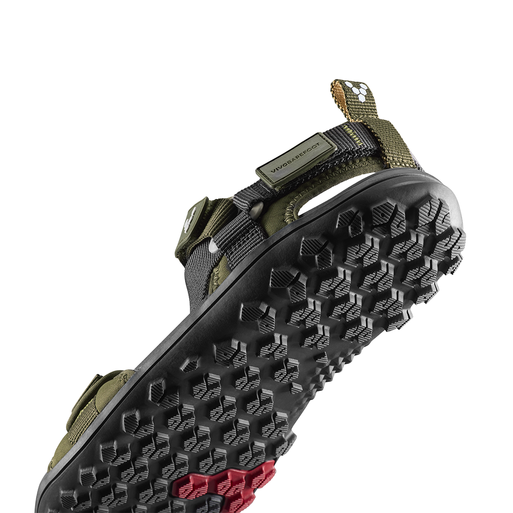 Vivobarefoot Tracker Ora Sandal Womens Dark Olive