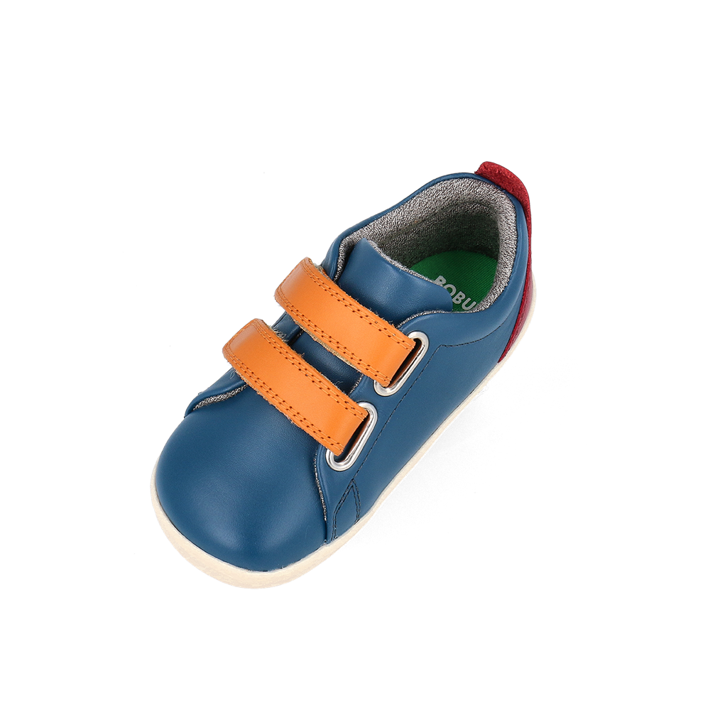 Bobux Step Up Grass Court Tidal Teal + Cranbery Combo