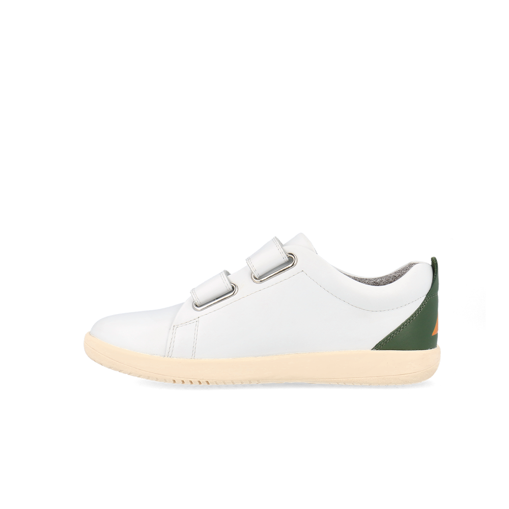 Bobux Kid+ Grass Court White + Forest