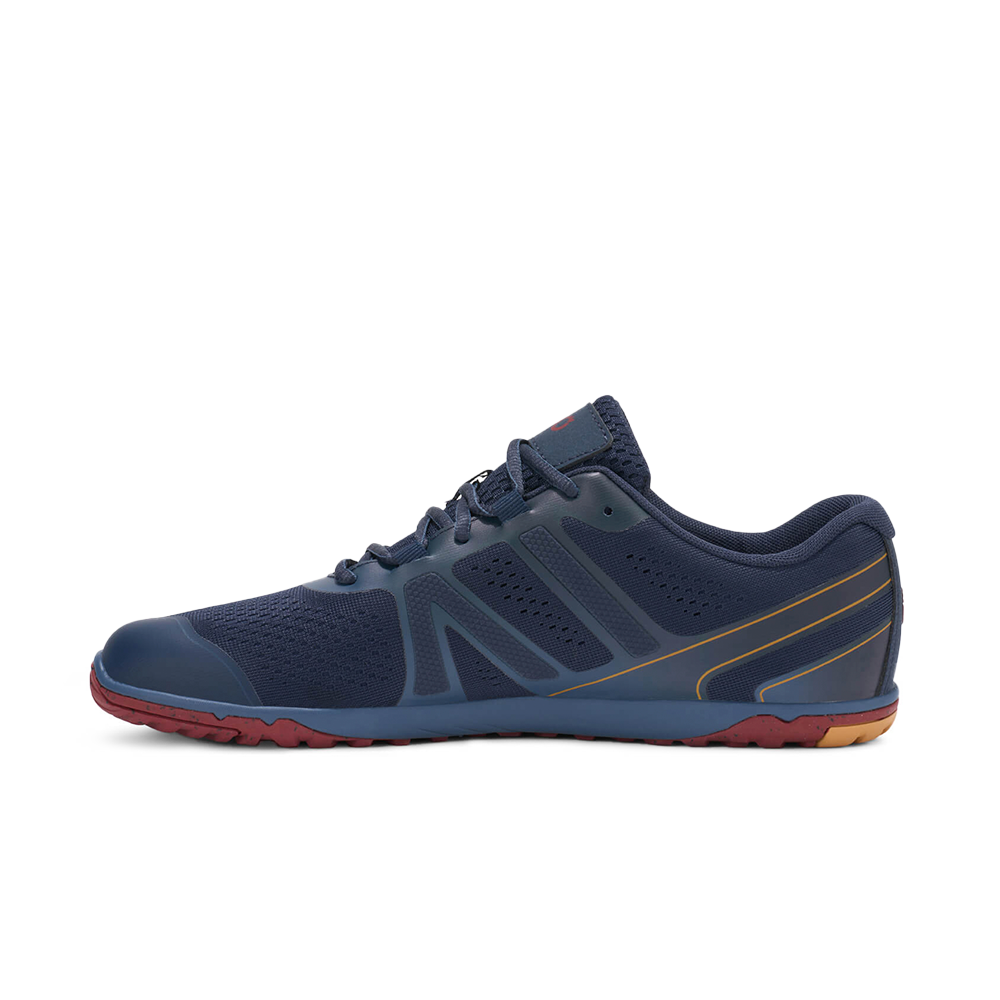 Xero HFS II Road Running Mens Vintage Indigo/Red Ochre