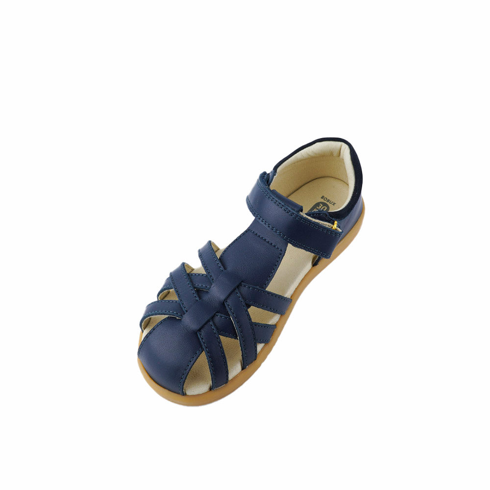 Bobux Kids + Cross Jump Navy Closed Sandal Single