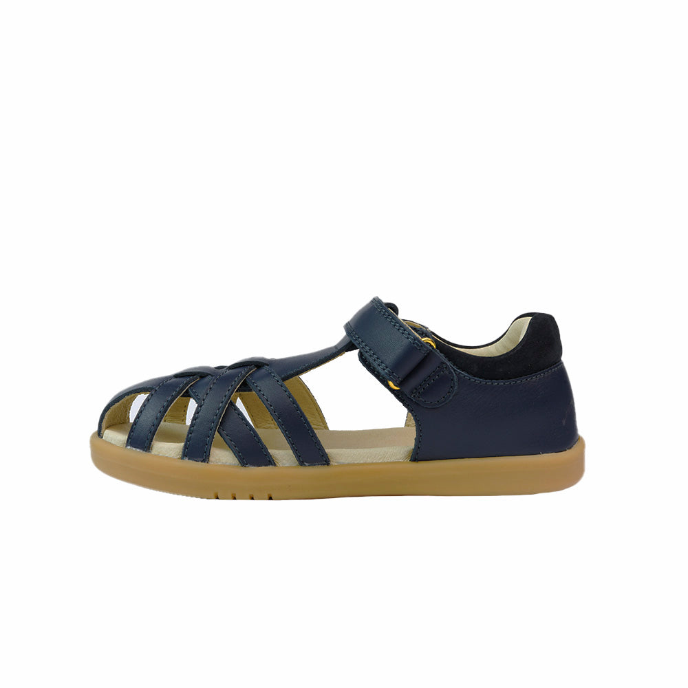 Bobux Kids + Cross Jump Navy Closed Sandal Inside
