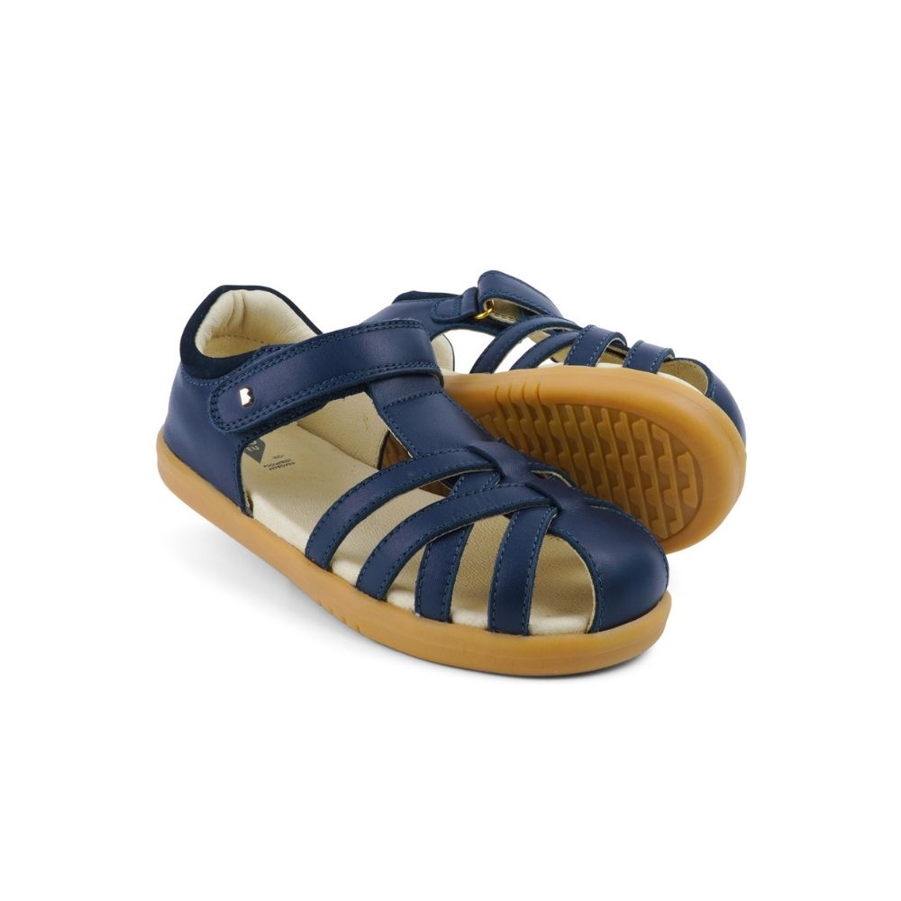 Bobux Kids + Cross Jump Navy Closed Sandal Pair