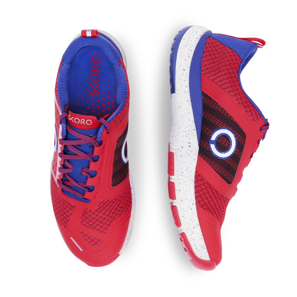 Skora Kyori Mens Lava Red / Blue