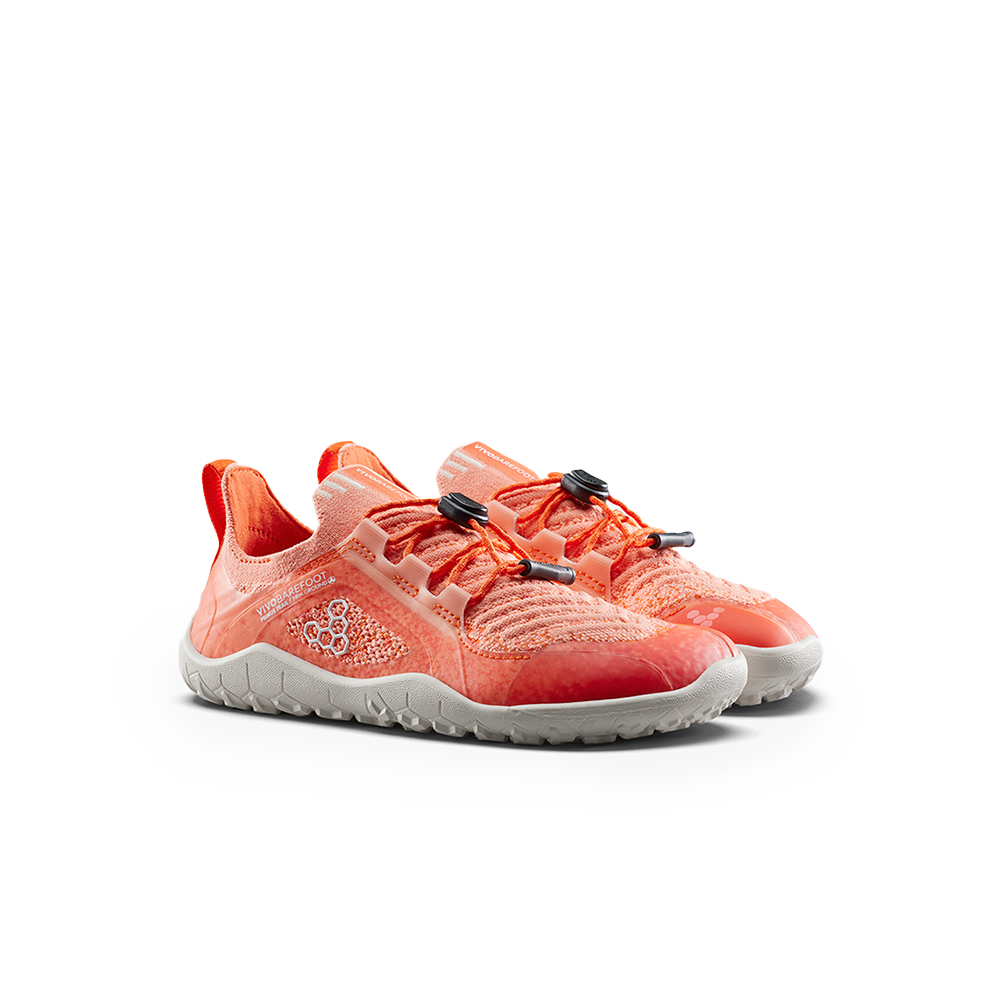 [PRE-ORDER] Vivobarefoot Primus Trail Knit FG Kids Orange Zest (ETA. LATE MARCH)