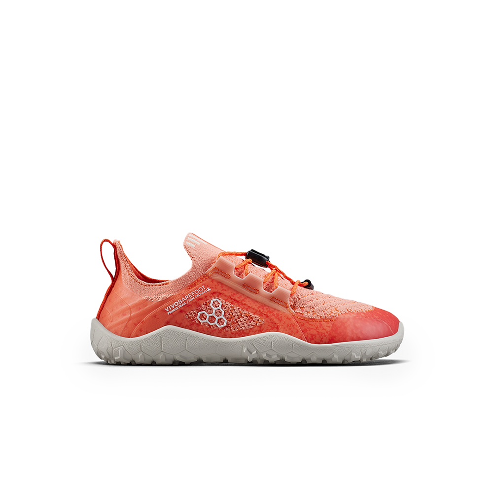 [PRE-ORDER] Vivobarefoot Primus Trail Knit FG Kids Orange Zest (ETA. LATE MARCH)
