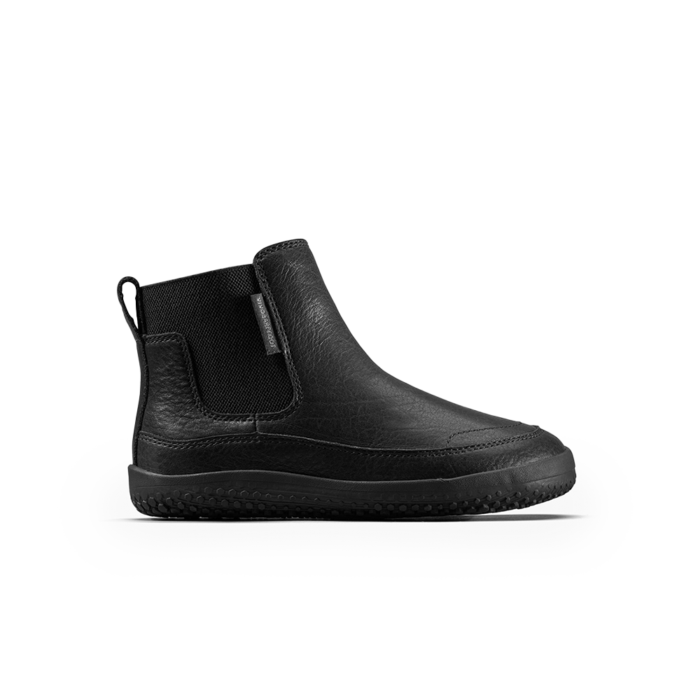 Vivobarefoot Gobi Chelsea Kids Obsidian