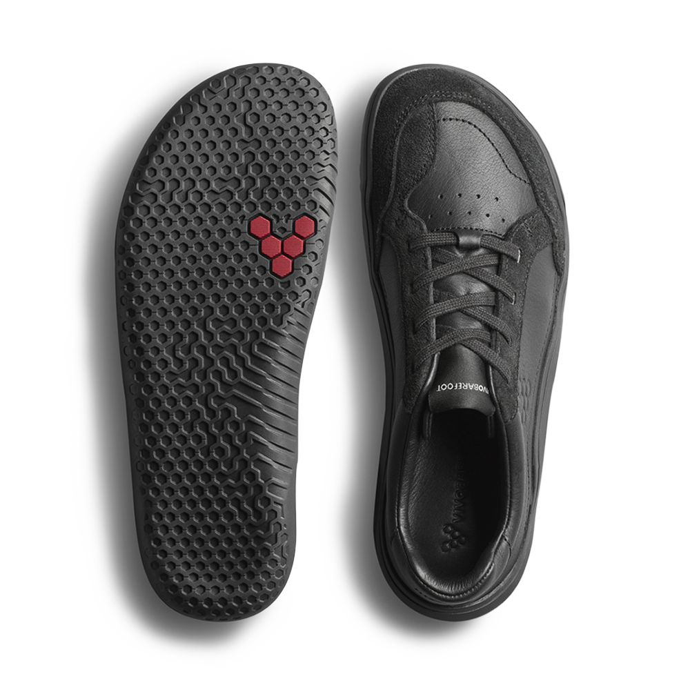 Vivobarefoot Gobi Sneaker School Juniors Obsidian