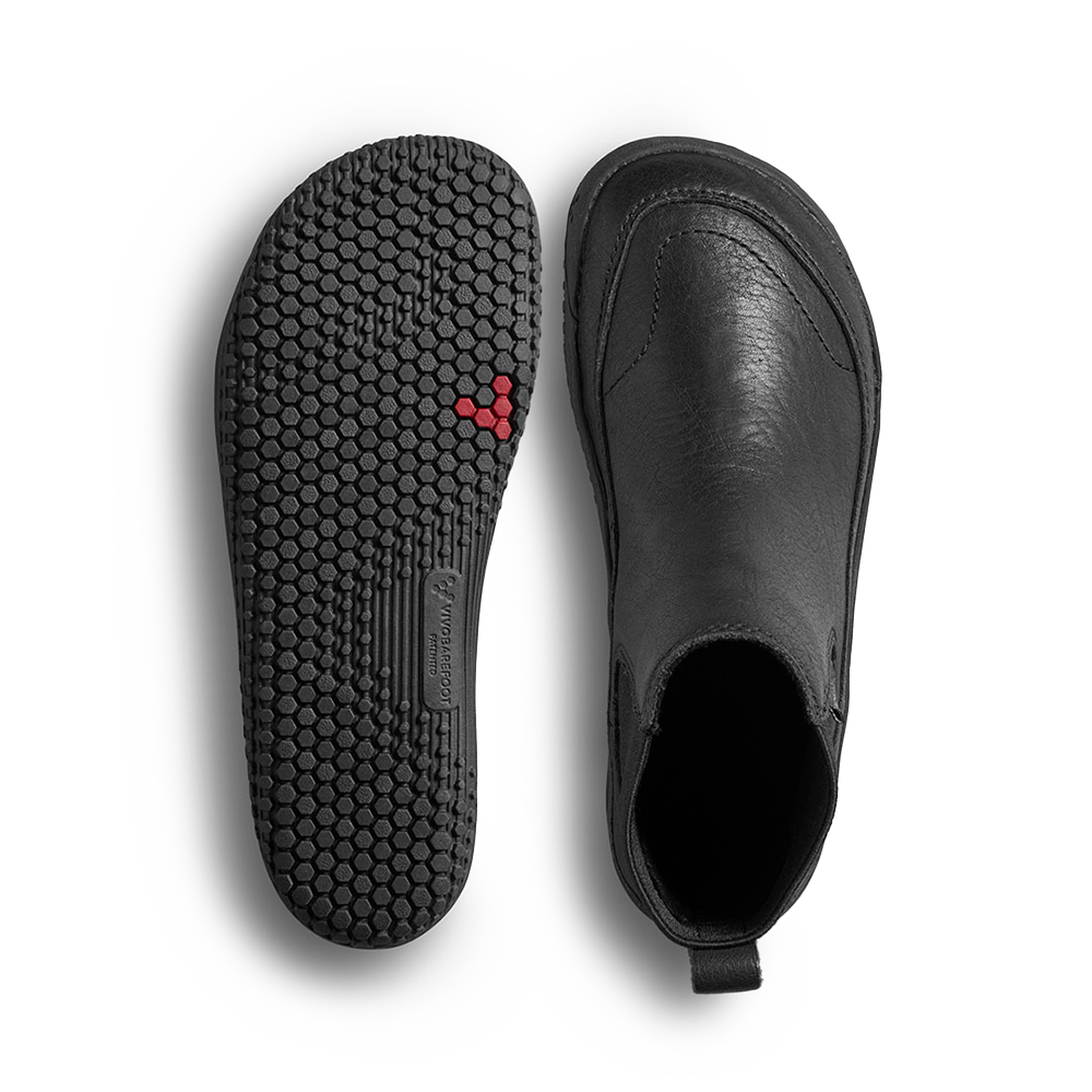 Vivobarefoot Gobi Chelsea Pre-School Obsidian
