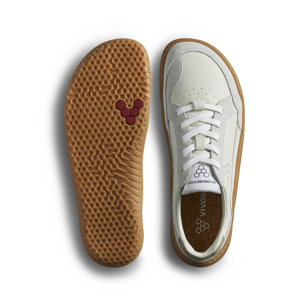 Vivobarefoot Gobi III Sneaker Leather Womens Limestone Dusty Green
