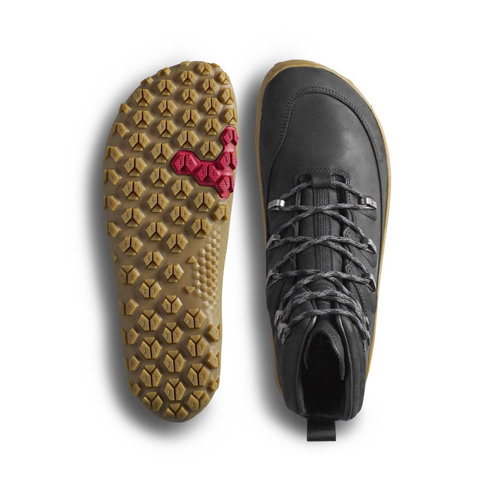 Vivobarefoot Tracker Leather At II Mens Obsidian