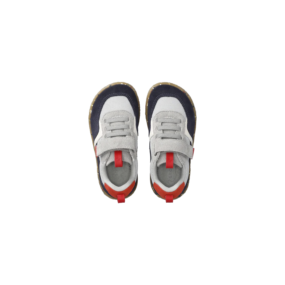 Groundies Lou 2.0 Kids Light Grey/Red