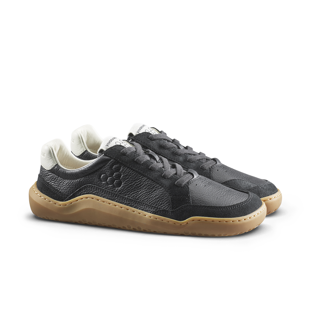 Vivobarefoot Gobi III Sneaker Leather Womens Obsidian