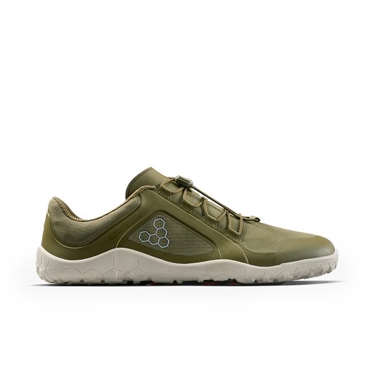 Vivobarefoot Primus Trail III All Weather FG Womens Dark Olive/White