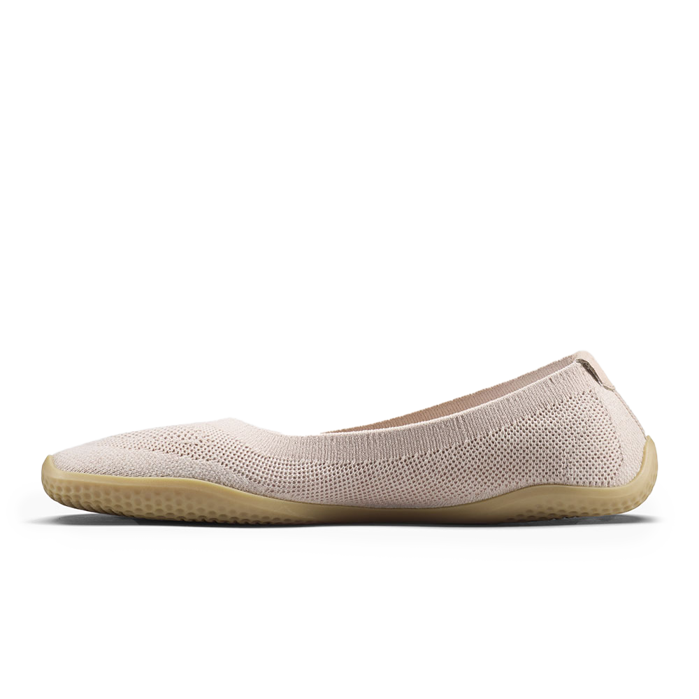 Vivobarefoot Asana Yin Ballerina Knit Womens Rose