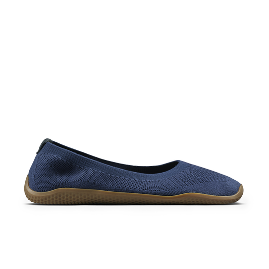 Vivobarefoot Asana Yin Ballerina Knit Womens Deep Ocean