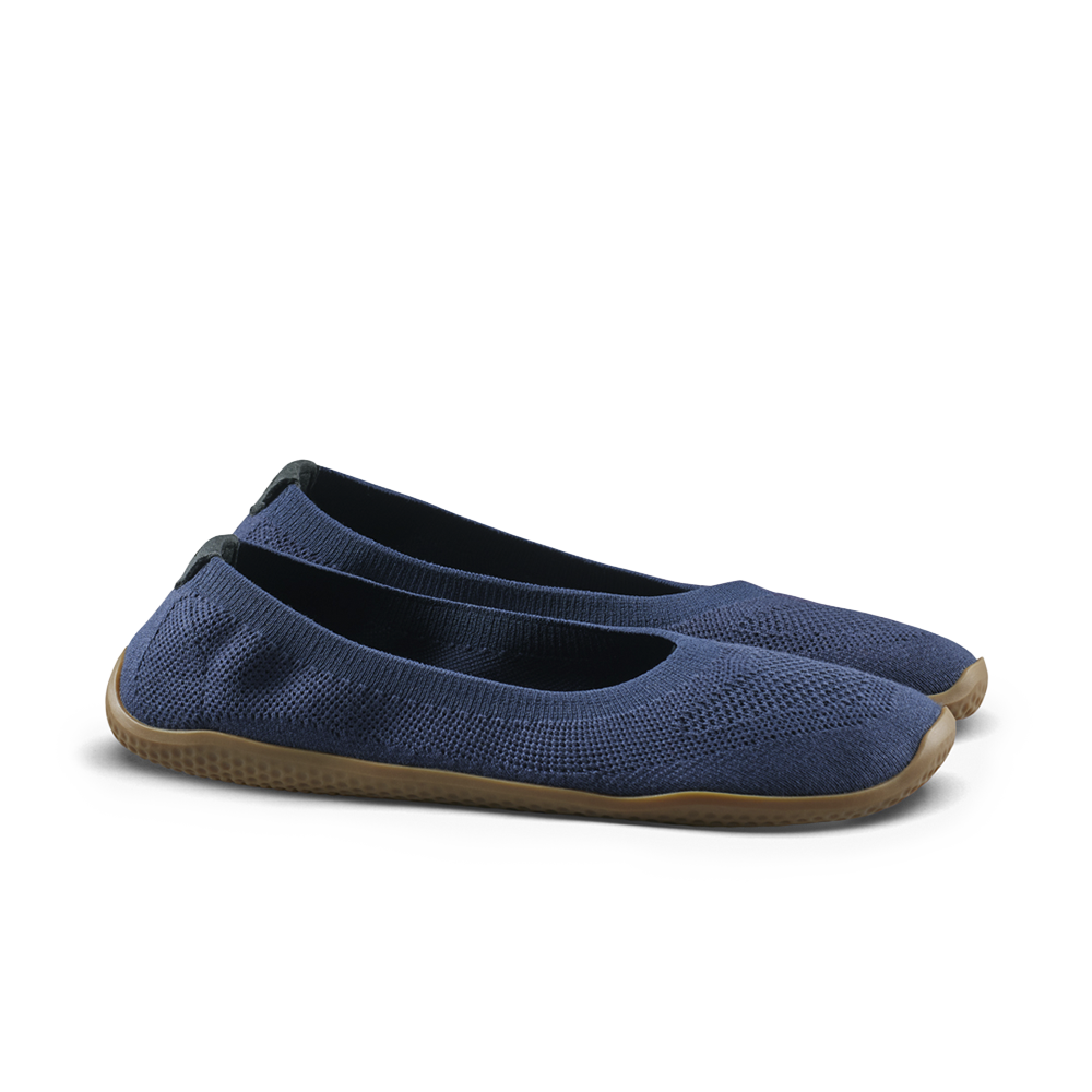 Vivobarefoot Asana Yin Ballerina Knit Womens Deep Ocean