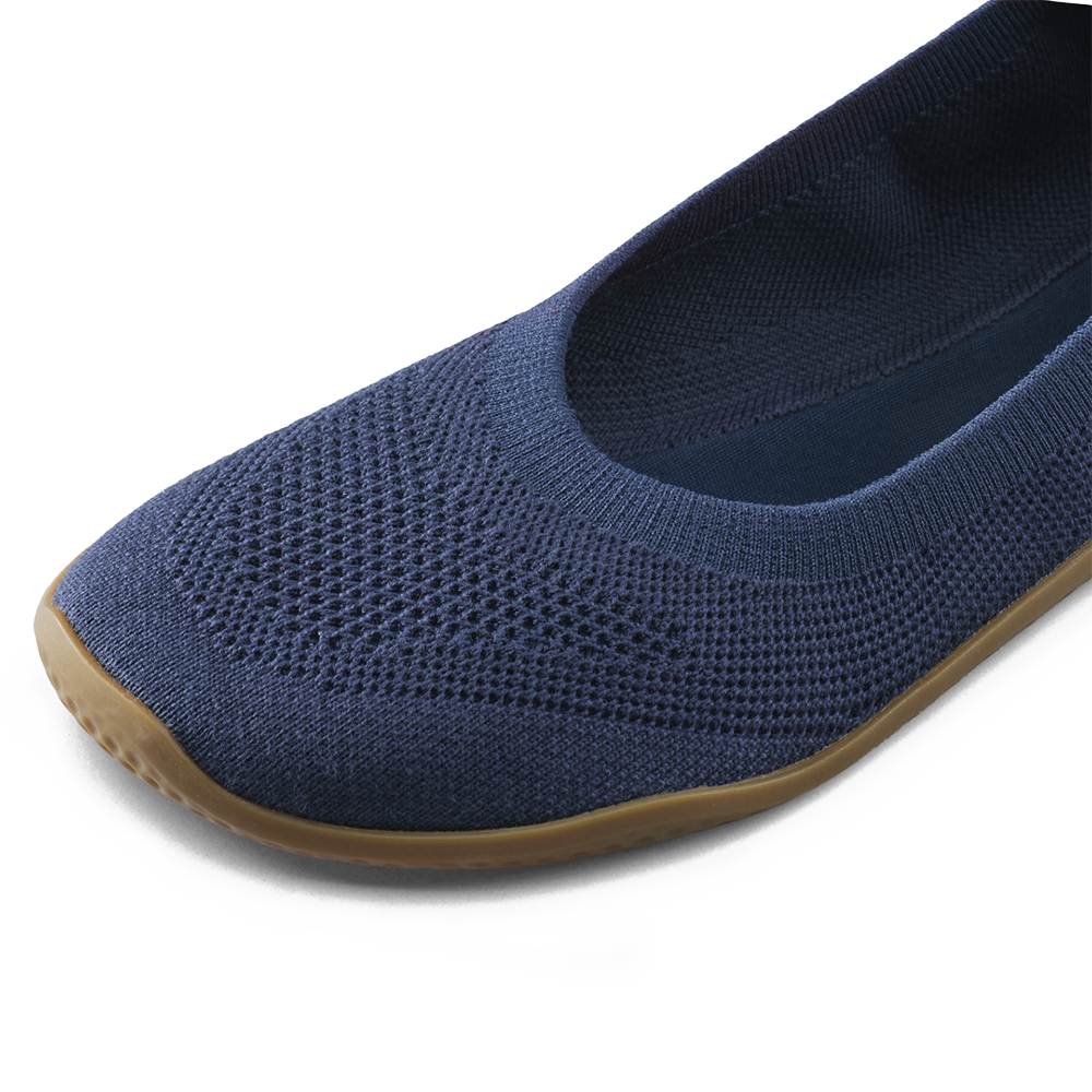 Vivobarefoot Asana Yin Ballerina Knit Womens Deep Ocean