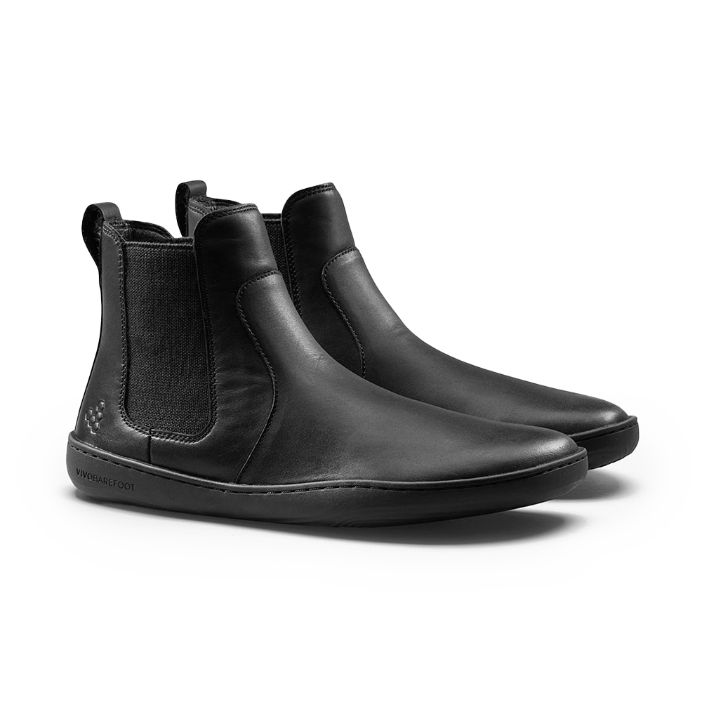 Vivobarefoot Sensus Chelsea Mens Obsidian