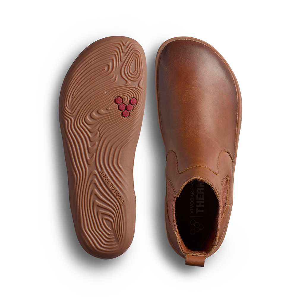 Vivobarefoot Sensus Chelsea Womens Dark Tan