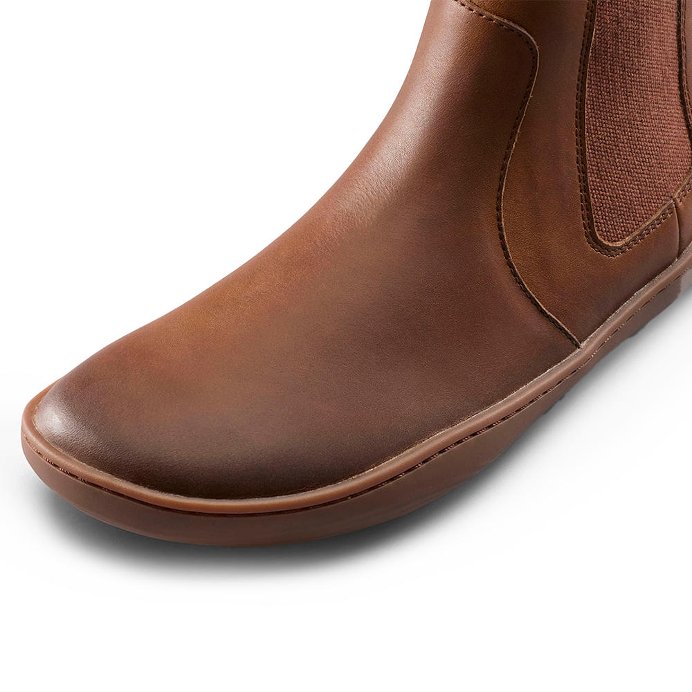 Vivobarefoot Sensus Chelsea Mens Dark Tan