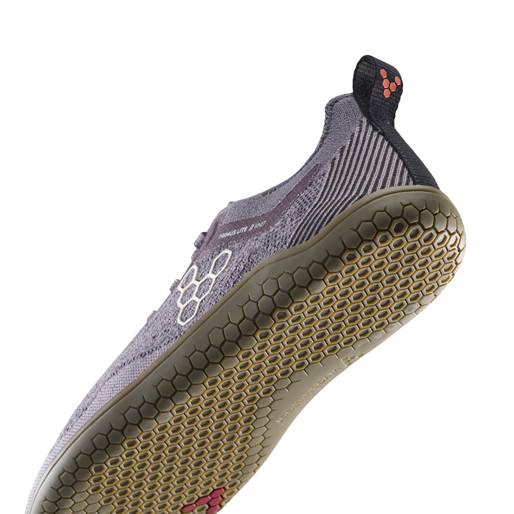 Vivobarefoot Primus Lite Knit Natural Womens Dark Gull Grey
