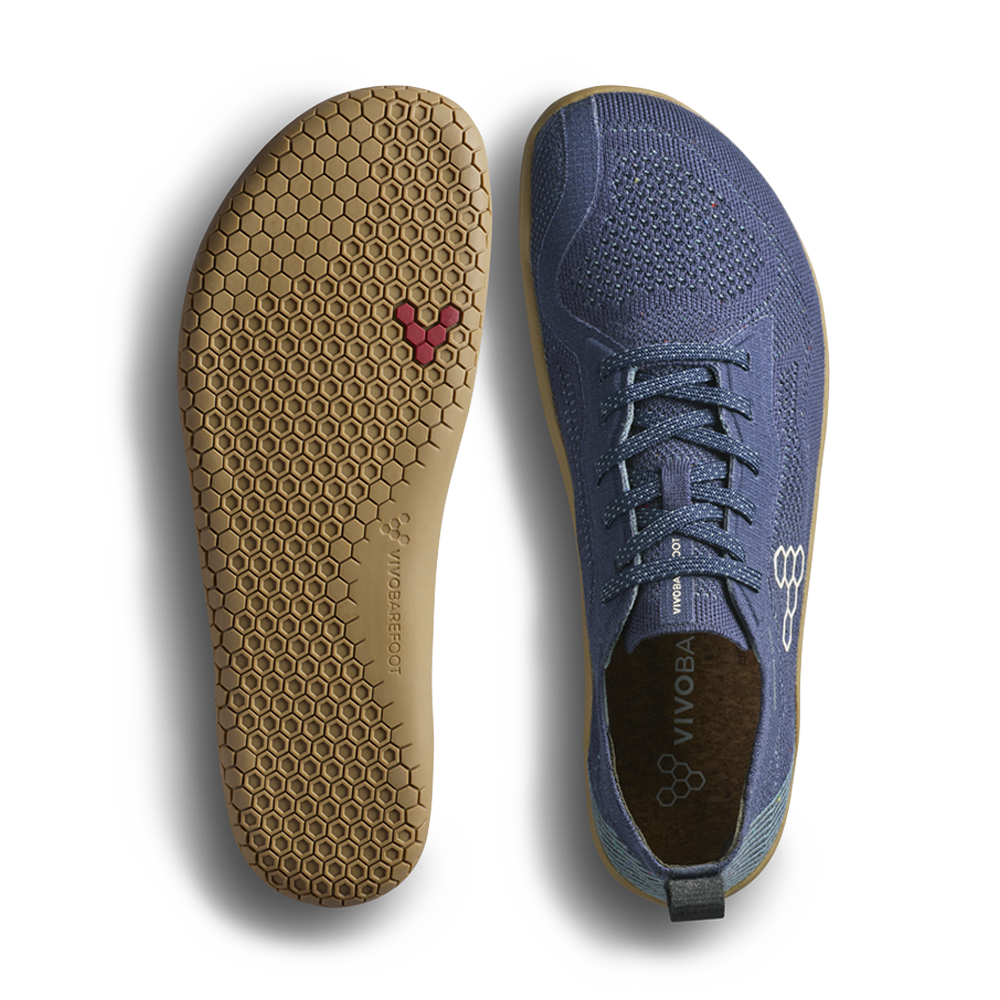 Vivobarefoot Primus Lite Knit Natural Womens Deep Ocean