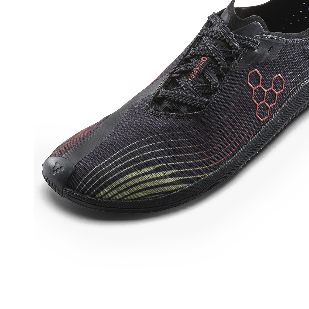 Vivobarefoot Primus Flow Womens Obsidian/Cherry Tomato