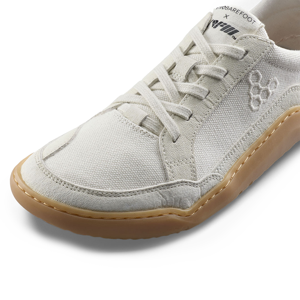 [PRE-ORDER] Vivobarefoot Gobi II Sneaker Premium Canvas Womens Natural White (ETA. MID AUGUST)