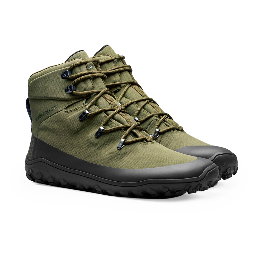 Vivobarefoot Tracker Textile AT II Womens Dark Olive