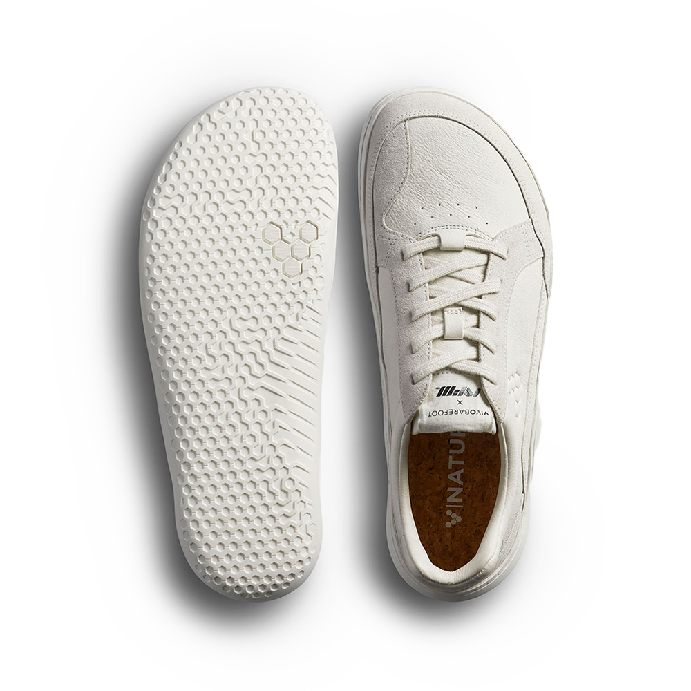 Vivobarefoot Gobi II Sneaker Premium Leather Womens Vaporous Grey