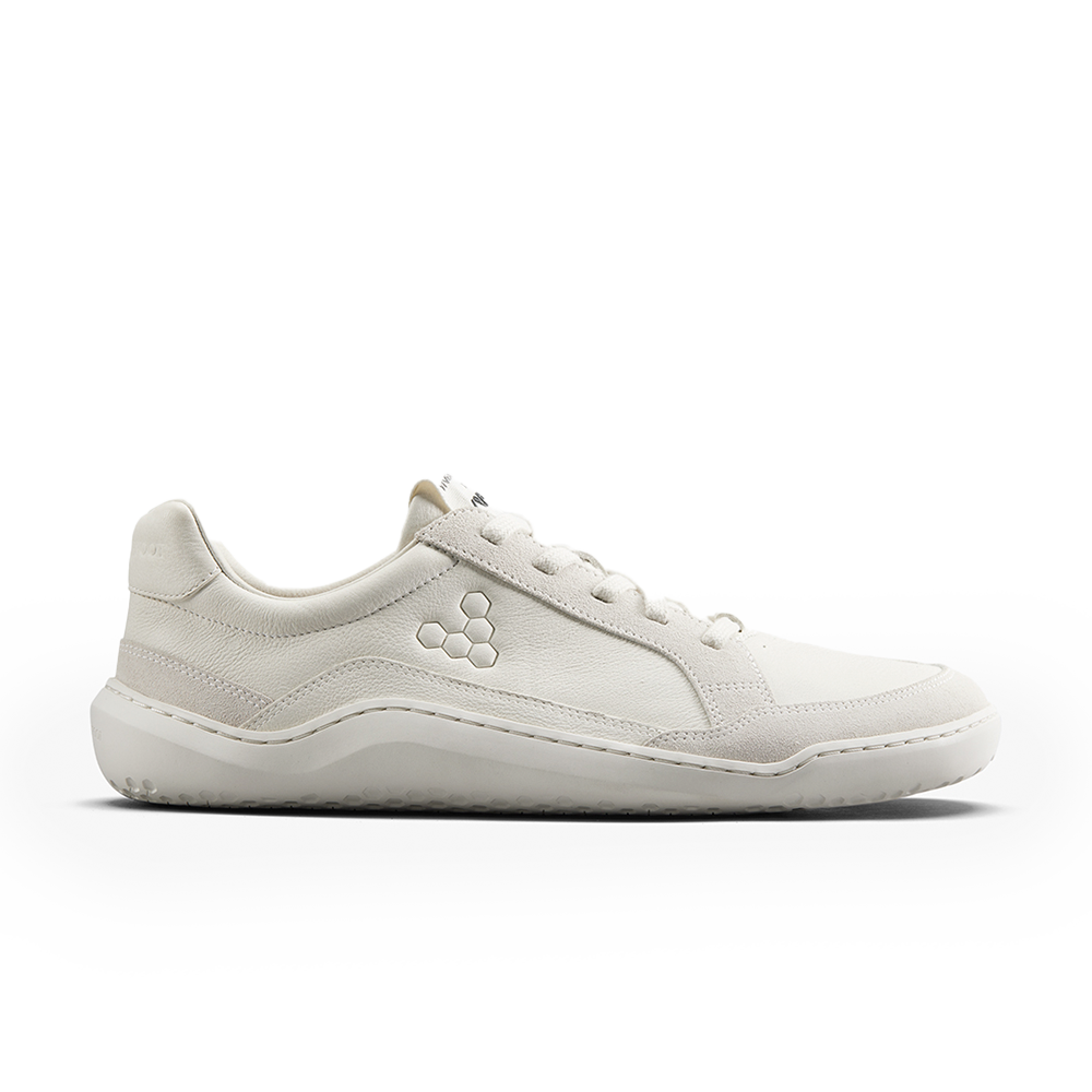 Vivobarefoot Gobi II Sneaker Premium Leather Womens Vaporous Grey