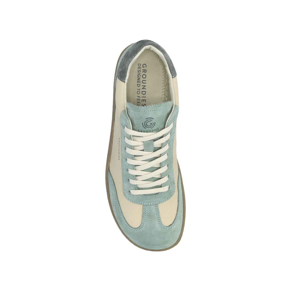 Groundies Panama Womens Beige/Sage Green