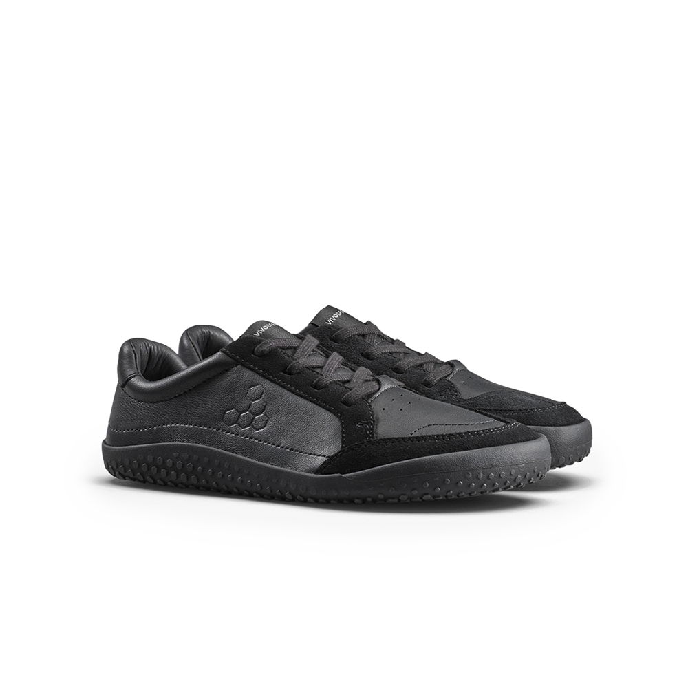 Vivobarefoot Gobi Sneaker School Juniors Obsidian