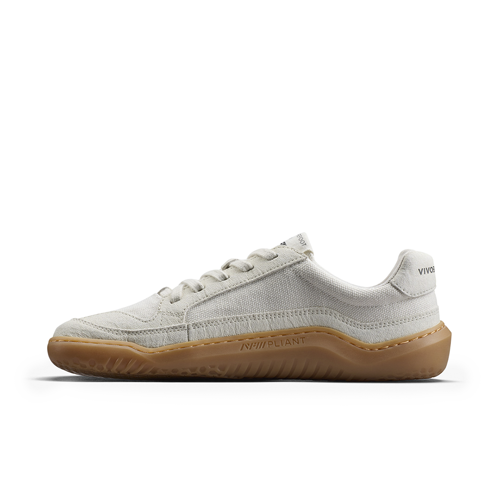 Vivobarefoot Gobi II Sneaker Premium Canvas Mens Natural White
