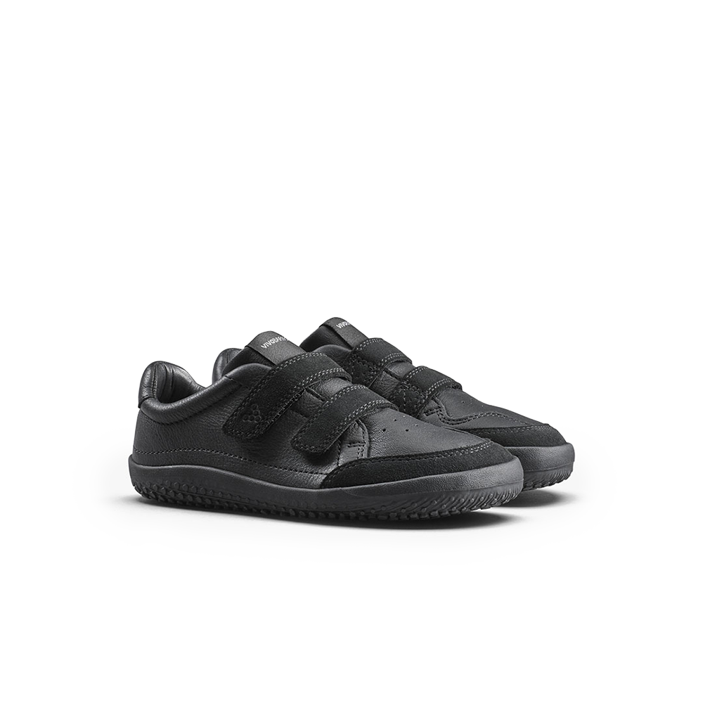 Vivobarefoot Gobi Sneaker School Preschool Obsidian