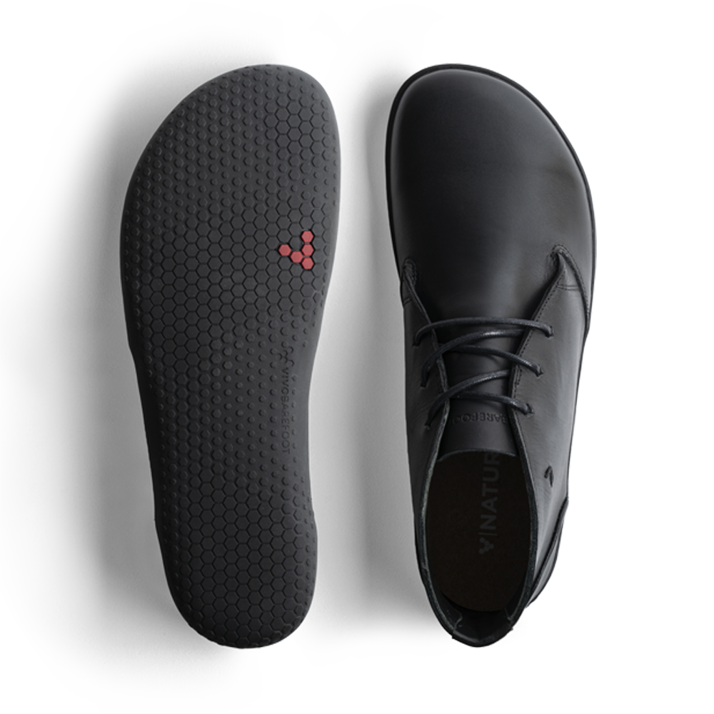 Vivobarefoot Gobi Lux Mens Obsidian | Sole Mechanics AU