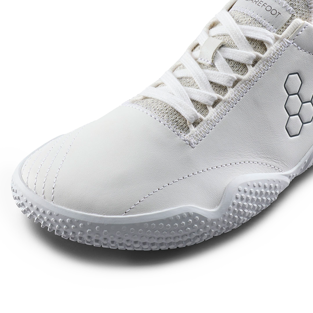 Vivobarefoot Motus Studio Sneaker Leather Mens Bright White