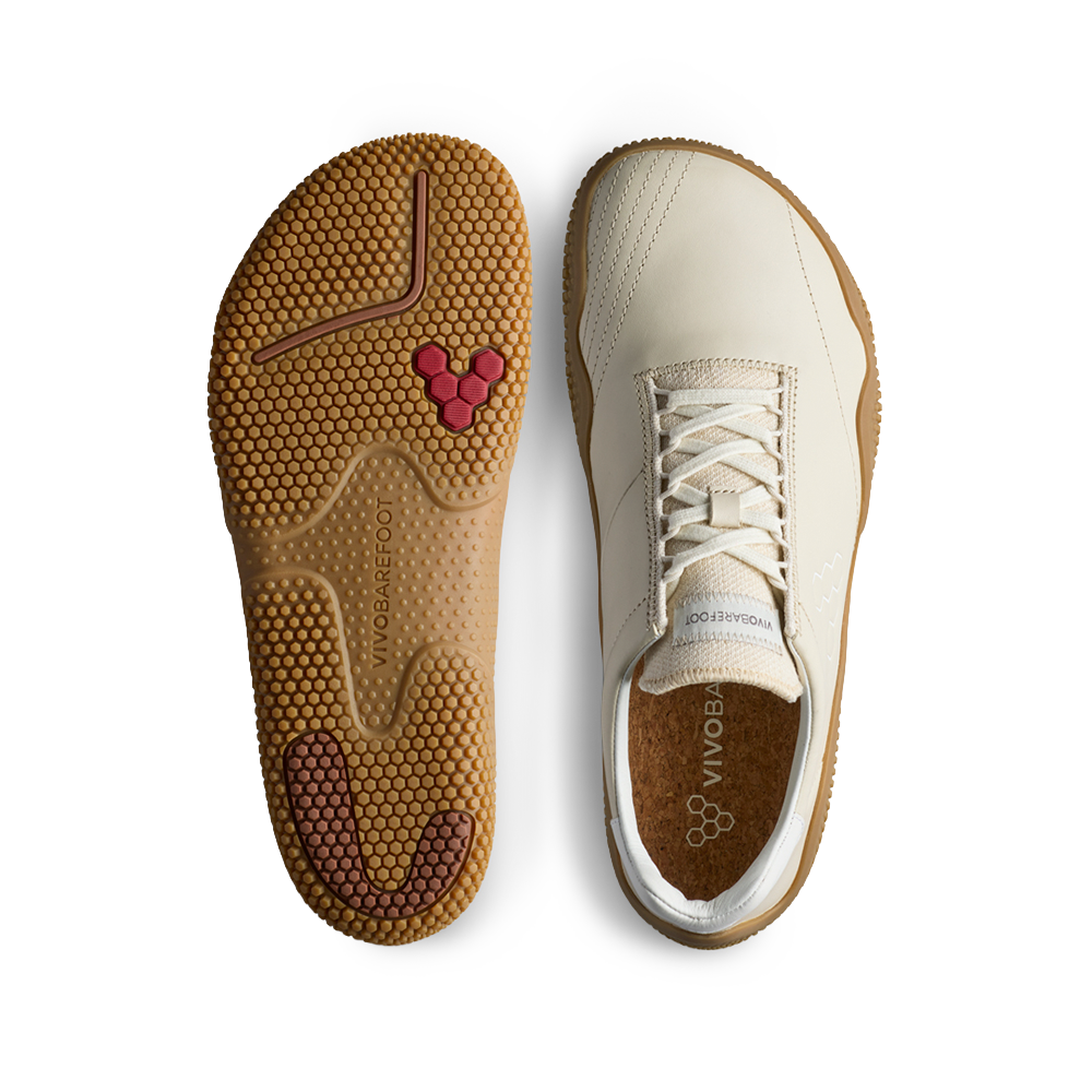 Vivobarefoot Motus Studio Sneaker Leather Mens Sand